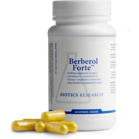 Biotics Research BERBEROL FORTE Complex van berberine, chroom en niacine
