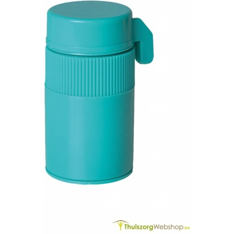 Adhome Pillenvergruizer/ -splijter 7 x 4 cm  met 2 compartimenten - /opbergvakken