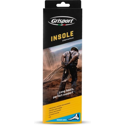 Grisport inlegzolen Medium - Mannen - Zwart - 36