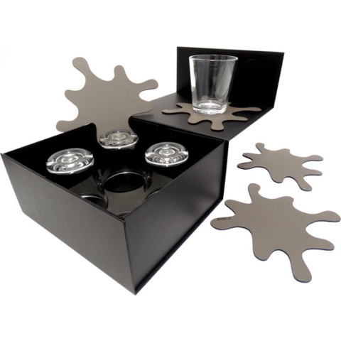 NOOBLU SPLASH & SERVE giftset - Lead grey - 8-delige set