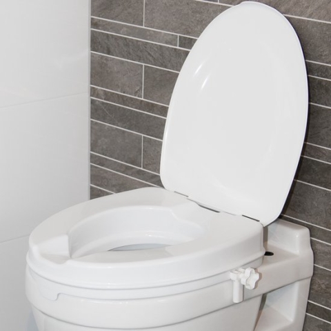 Toiletverhoger - 5 cm met deksel - Atlantis