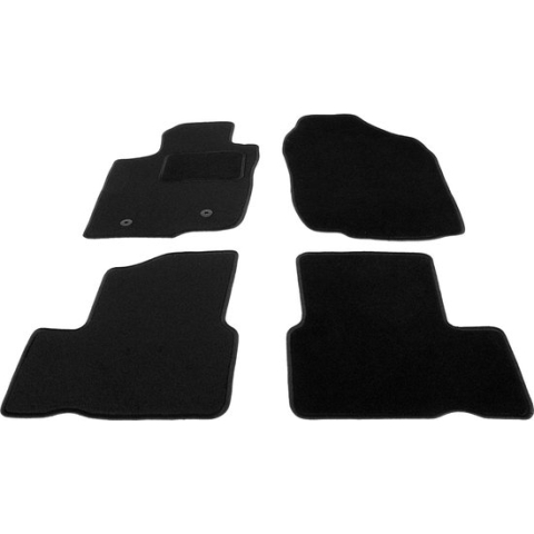 Automatten op maat - zwart stof - geschikt voor Toyota RAV4 2005-2012