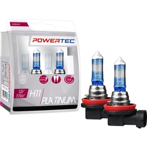 Powertec H11 12V - Platinum +130% - Set