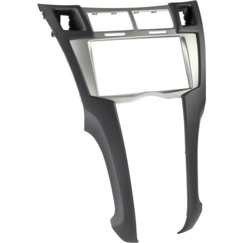 2-DIN Paneel Toyota Yaris 2006-2011 - Kleur: Zilver