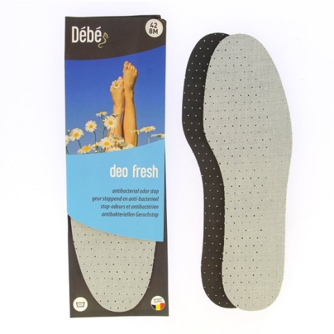 DEBE Deo fresh - Geurstoppende inlegzool met schokdempend effect - 37