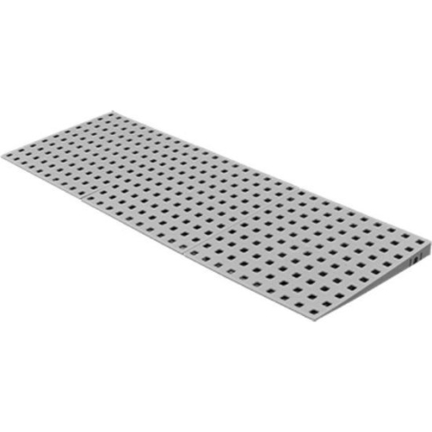 Drempelhulp Buiten - 2 cm (H) x 125 cm (B) - Verlengde Oprijhelling Drempelplaat - 1 laags