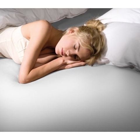 Bella Donna Piccola Topperhoeslaken - wit 1000 - 180x210-220 cm