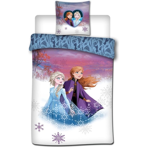 Disney Frozen - Dekbedovertrek - Eenpersoons - 140 x 200 cm - Multi