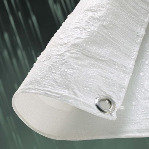Wovar Afdekzeil Wit 6x8 Meter | 90 gram per M2 | Afdekzeil waterdicht