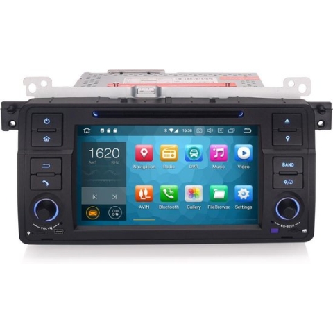 BMW 3 serie E46 Navigatiesysteem met Bluetooth Autoradio Aux en USB – Android 8.0 – 1998 t/m 2006 – Rover – Met Camera
