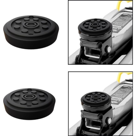 Deuba® Set van Rubberen Pad Universeel en Universeel XL voor Autokrik Hefbrug