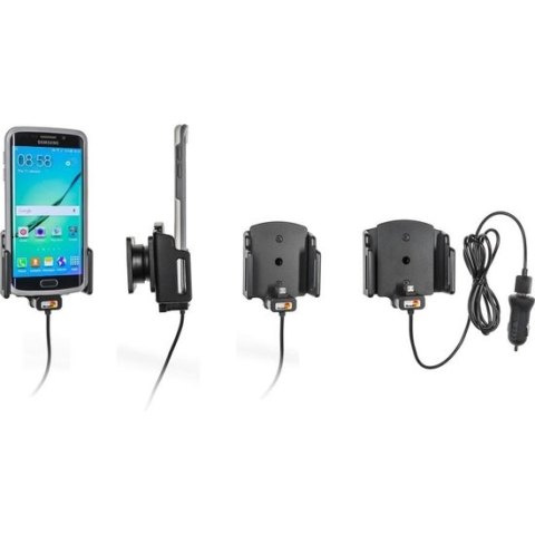 Brodit houder-lader Smartphone houder Universeel 62-77/6-10 met USB-C snoer sig.plug 12/24V