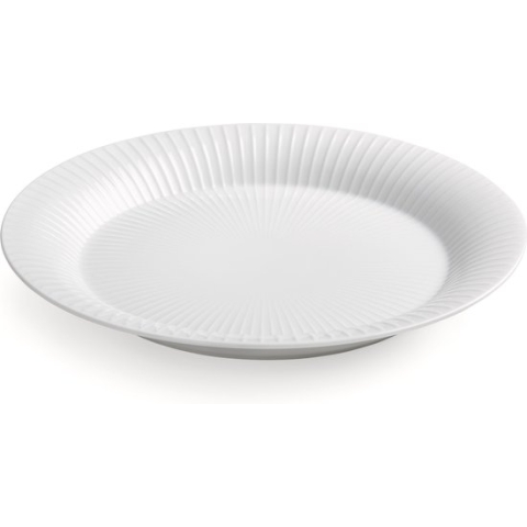 Kähler Hammershøi Dinerbord - Ø 22 cm - Porselein - Wit