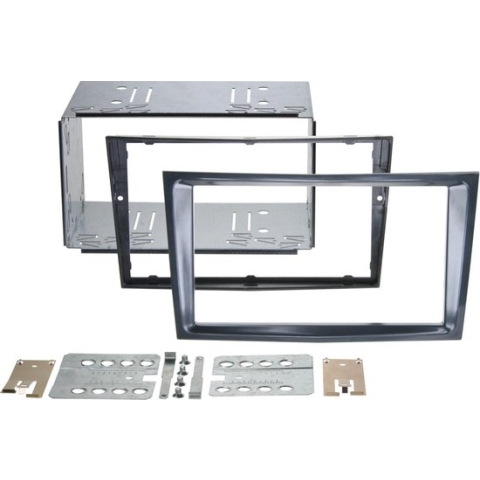 2-DIN Paneel Opel Corsa D 2006-2014 - Kleur: stealth-zwart