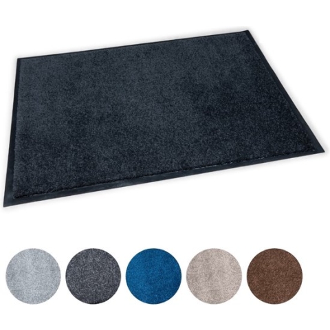 Deurmat binnen Studio M - CLASSIC PRO - Droogloopmat binnen 60x80 cm - ZWART - Schoonloopmat - Antislip Deurmat - Inloopmat - Deurmat voor binnen of buiten - Verschillende Afmetingen en Kleuren