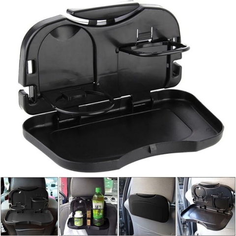 Klaptafel Auto Achterbank Opslag Drankje Voedsel Houder Tray Rack Organizer Autotafel