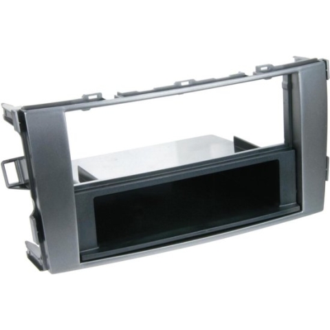 2-DIN Paneel Toyota Auris 2007-2012 - Kleur: Antraciet Grijs