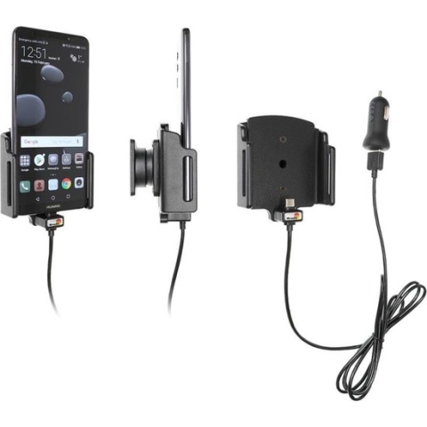Brodit houder - Huawei Mate 10 Pro Actieve houder met 12V USB plug