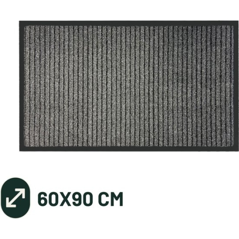 Virusreducerende Deurmat Studio M - HYGIENE PRO - Droogloopmat binnen - 60X90 cm - Grijs - Verschillende Afmetingen