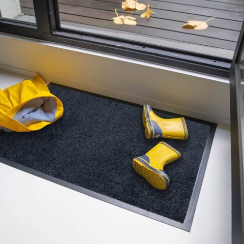 Deurmat binnen Studio M - CLASSIC PRO - Droogloopmat binnen 120x180 cm - ZWART - Schoonloopmat - Antislip Deurmat - Inloopmat - Deurmat voor binnen of buiten - Verschillende Afmetingen en Kleuren