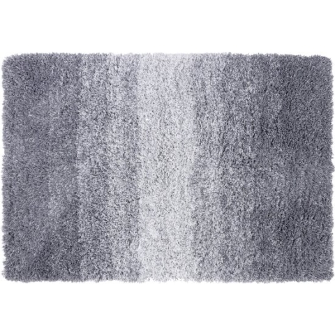 Casa Pura Badmat - Wave - Antislip & Sneldrogend - Grijs/Wit - 50 x 80 cm