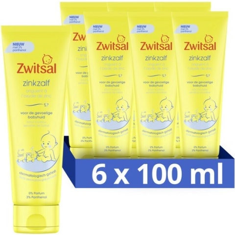 6x Zwitsal Zinkzalf 100 ml