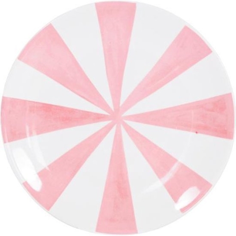 Blond Amsterdam Bord - Stripes - Ø 18 cm