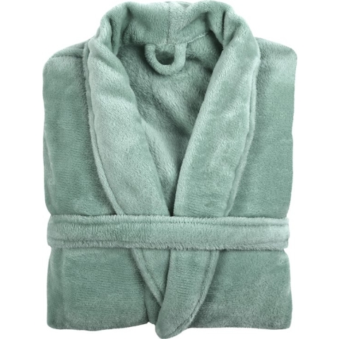 TISECO HOME STUDIO - Kamerjas - MICROFLANNEL COSY - L/XL - 100% polyester - Saliegroen