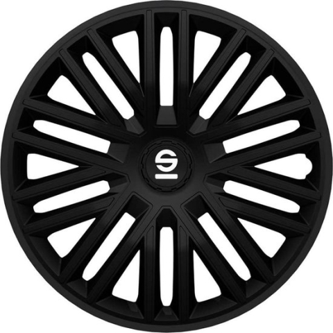 Sparco Wieldoppen Bergamo 16 Inch Abs Zwart 4 Stuks