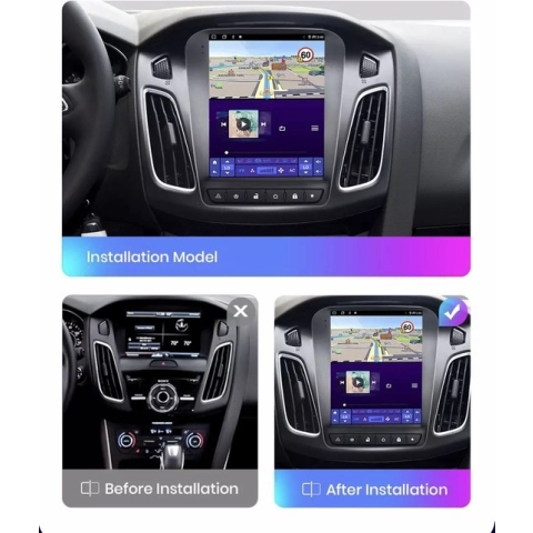 CarPlay Ford Focus 2011-2019 Android 10 navigatie en multimediasysteem Bluetooth 4+32GB 4G