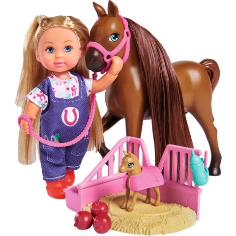 Evi Love - Dokter Evi Paarden - 12 cm - minipop - vanaf 3 jaar