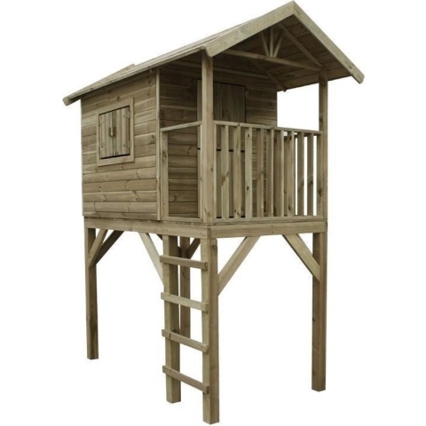 Houten speelhuis Treehut - Prestige Garden