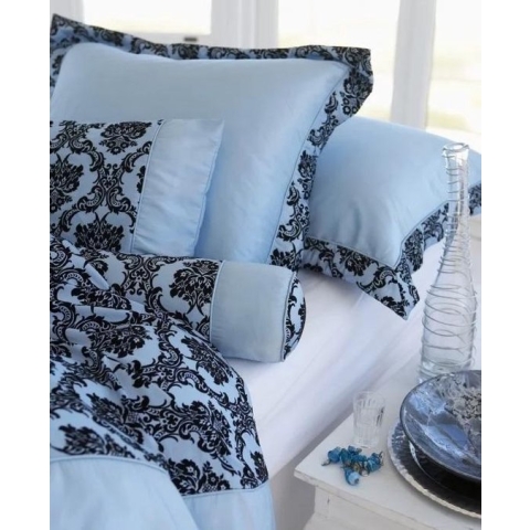Essenza Coco Dekbedovertrek - Eenpersoons - 140x200/220 cm - Light Blue