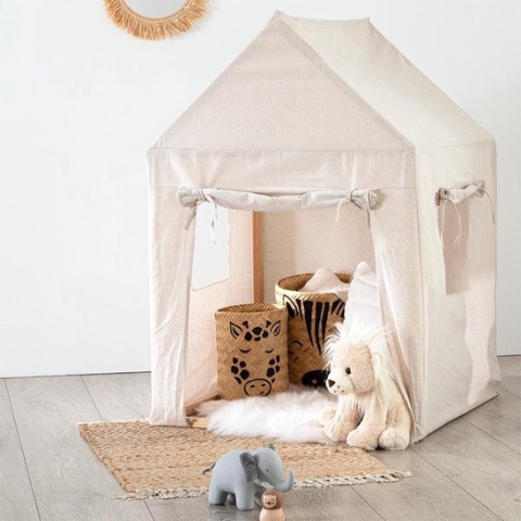 Speelhuis met Canvas Cabane Hout