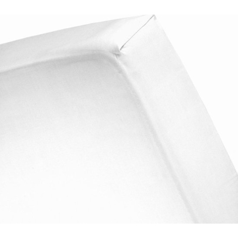 Cinderella - Hoeslaken -  Flanel - 160x200/210 cm - White