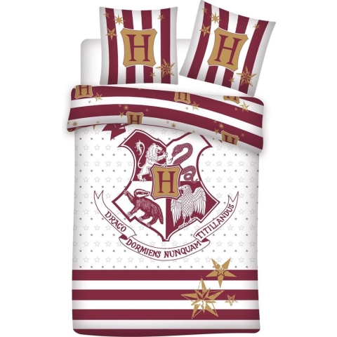 Harry Potter Dekbedovertrek - tweepersoons - 200 x 200 cm - Katoen