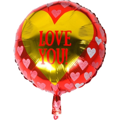 Boland - Folieballon 'LOVE YOU!' - Multi - Folieballon