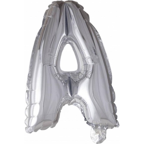 Wefiesta Folieballon Letter A 41 Cm Zilver