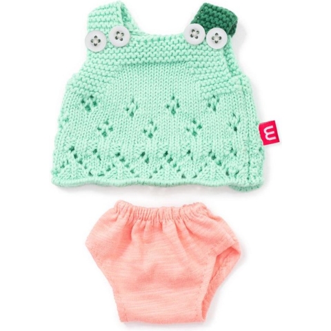 Miniland Kledingset Groen-Roze 21 cm