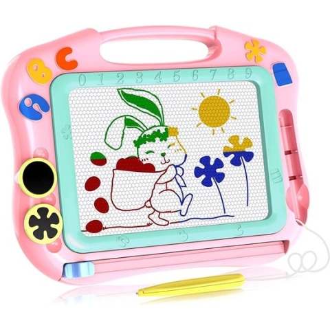 BOTC Tekenbord - Magnetisch - Kids Art - Kleuren Tekenbord - Roze