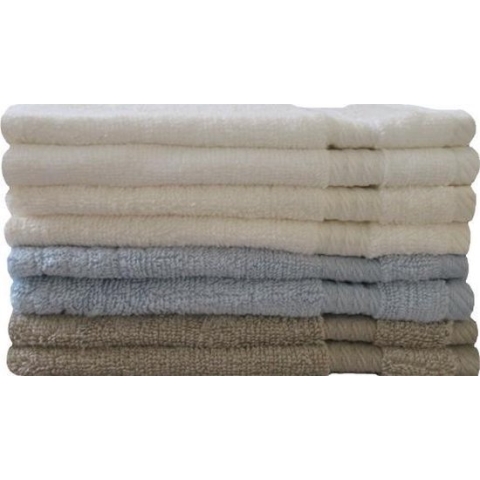 iSleep Terry Gastendoek - 30x50 cm - Taupe - 6 stuks