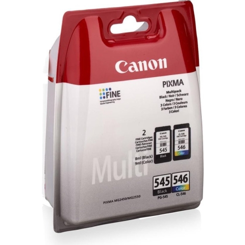 Canon PG-545/CL-546 - Inktcartridge - Multipack - Zwart / Kleur