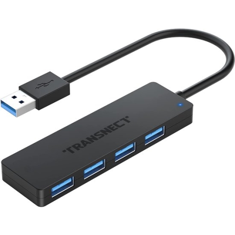 Usb Splitter - Usb Hub - 4 Poort - USB 3.0 - 5G - Zwart