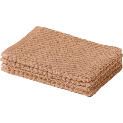 Yumeko washandjes dots honey 15x22 - 4 st