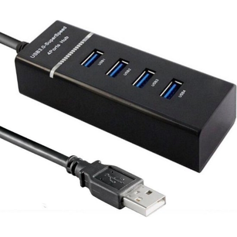 USB Hub / USB Splitter - USB Hub 4 poorten - Razendsnel & Gecertificeerd - WiseQ