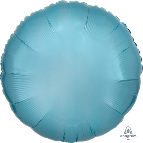 Amscan - Folieballon Rond Pastel Blauw