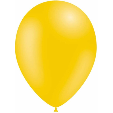 Gele Ballonnen 25cm 10 stuks