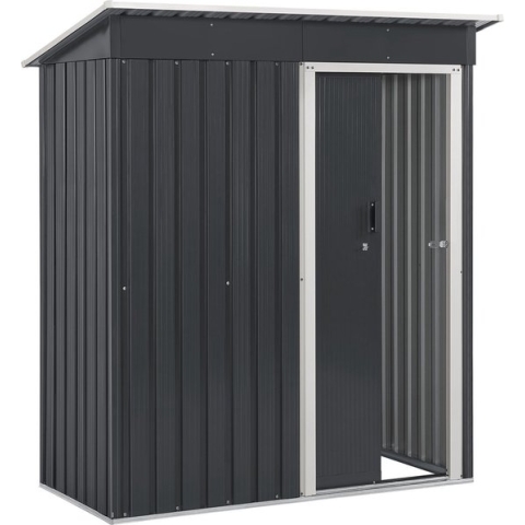 Metalen tuinhuis S - Antraciet - Incl. onderstel