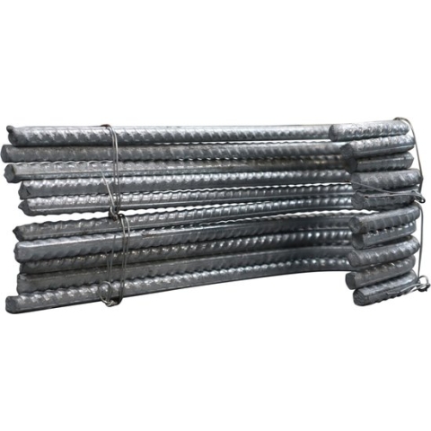 10x Grondanker staal 8mm 20cm Verzinkt