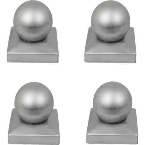 Set of 4 PC's Post Cap Ball 71x71 mm, HDG